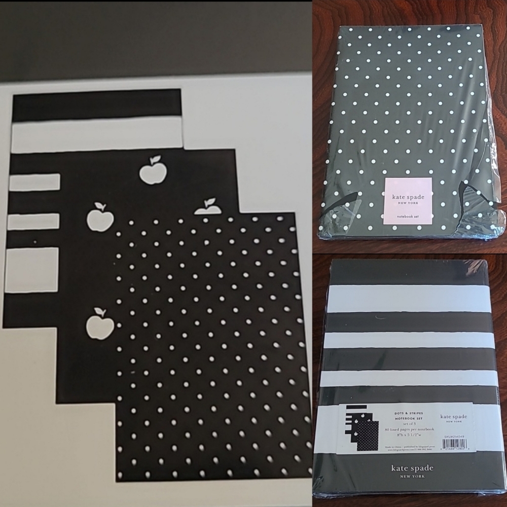 Kate Spade Triple Notebook Set